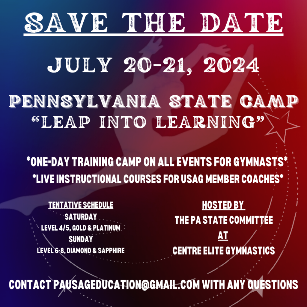 PA State Clinic July 20 21 2024 PA Women S Gymnastics   Canva Design 1024x1024 